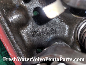 Volvo Penta 454 big block heads 7.4L 118cc 10114156