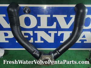 Volvo Penta Dp-C Dp-D-Dp-E GM V8 V6 Y-Pipe exhaust collector 854742-1 Full Height