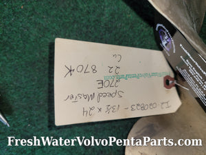 NIBRAL Volvo Penta 270E 280E speedmaster Prop 13 1/2 x 24 Right hand