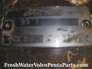 Volvo Penta 1.66 gear ratio Sx Cobra lower gear unit 1.66 and 1.97 Gear ratio